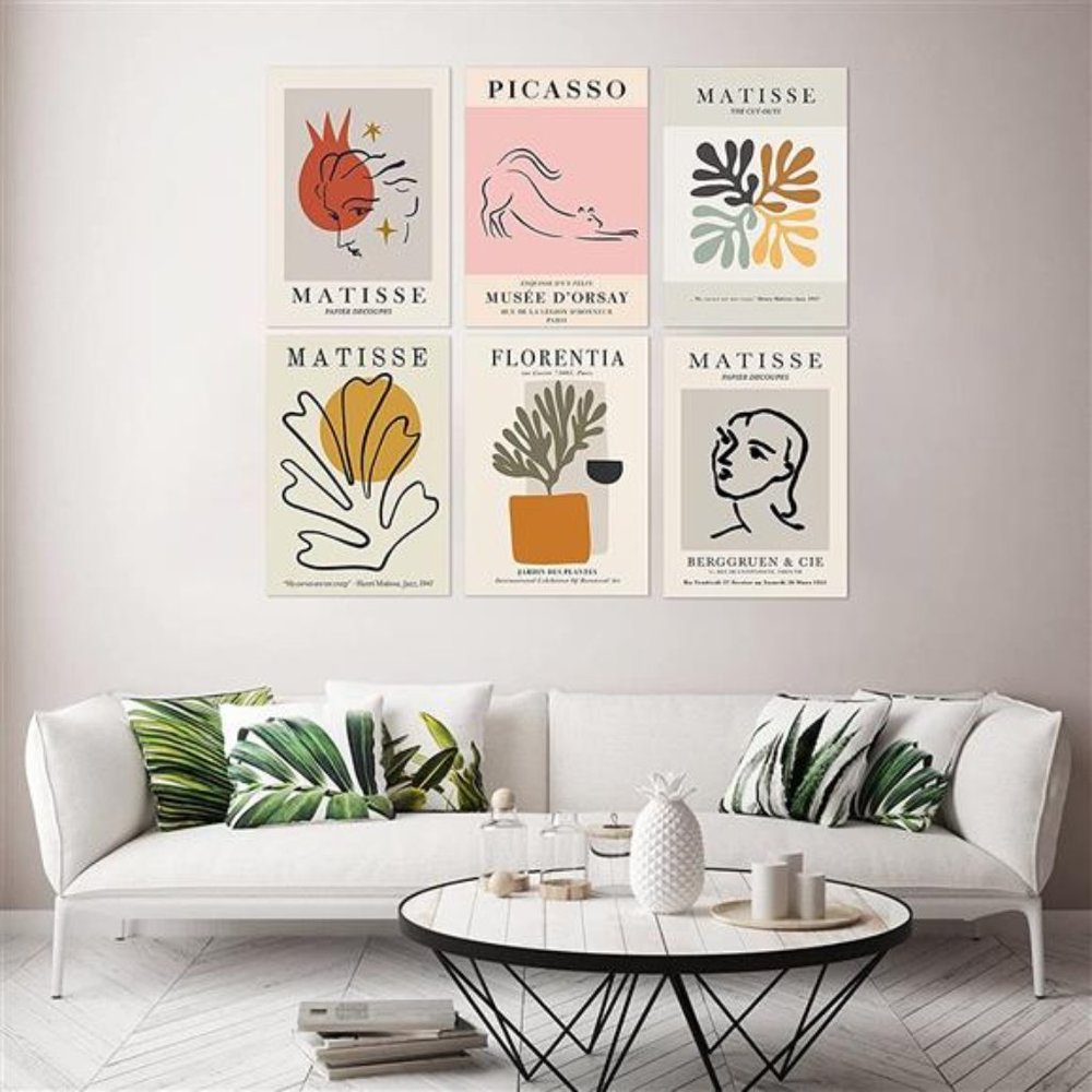 Henri Matisse Picasso Florentia Poster Artwork Exhibition 6 Prints Wall Art